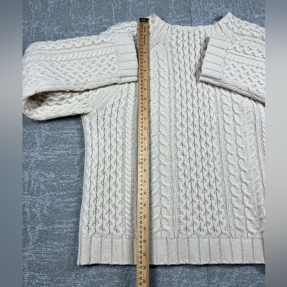 Pendleton Cream Cable Knit Sweater - image 5